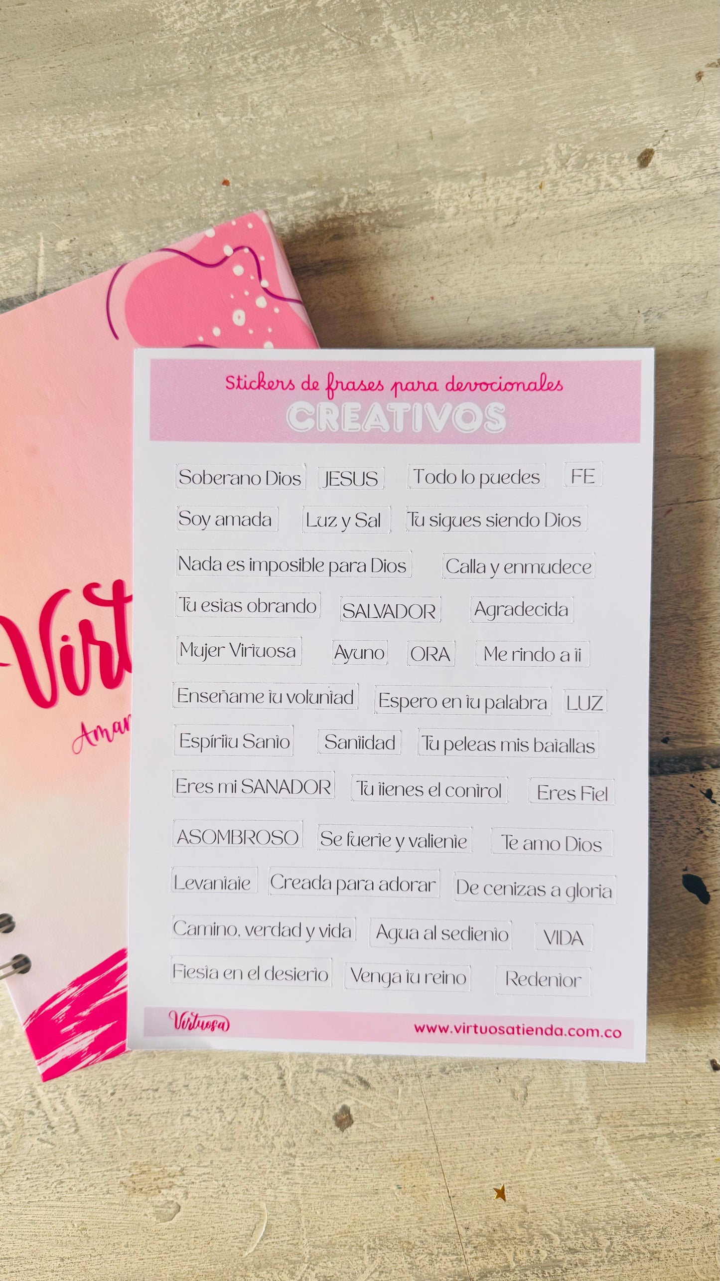 Stickers Frases para devocionales