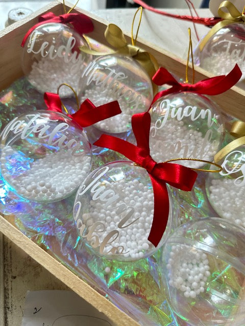 Esferas Navideñas Personalizadas