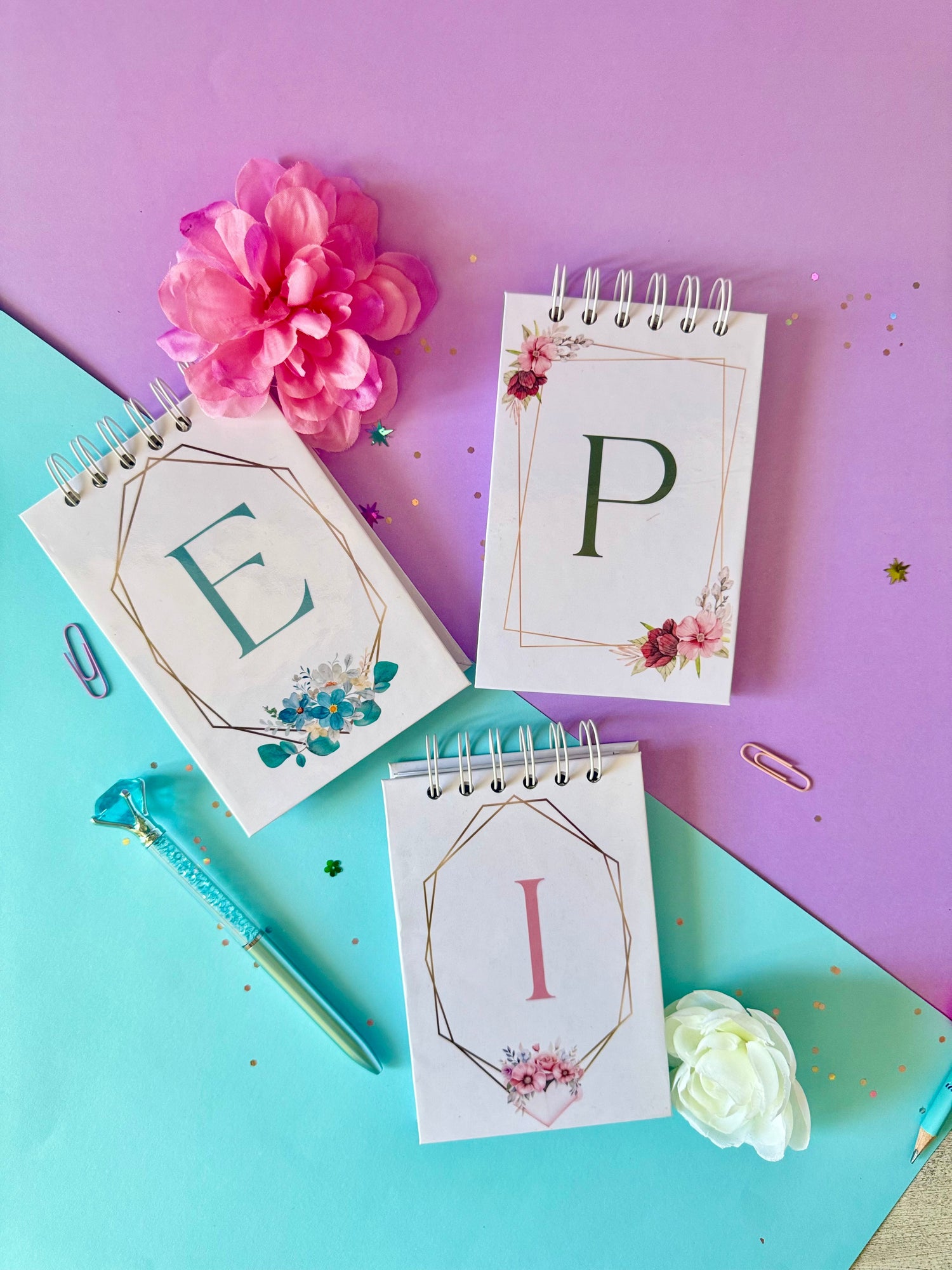 Libretas con inicial