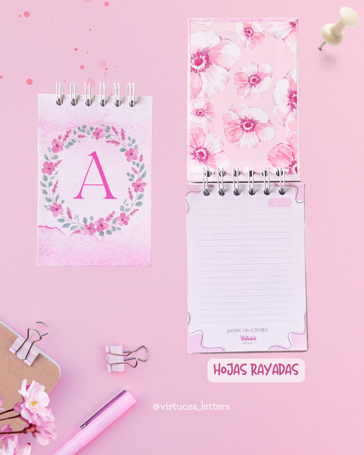 Notebook con Inicial