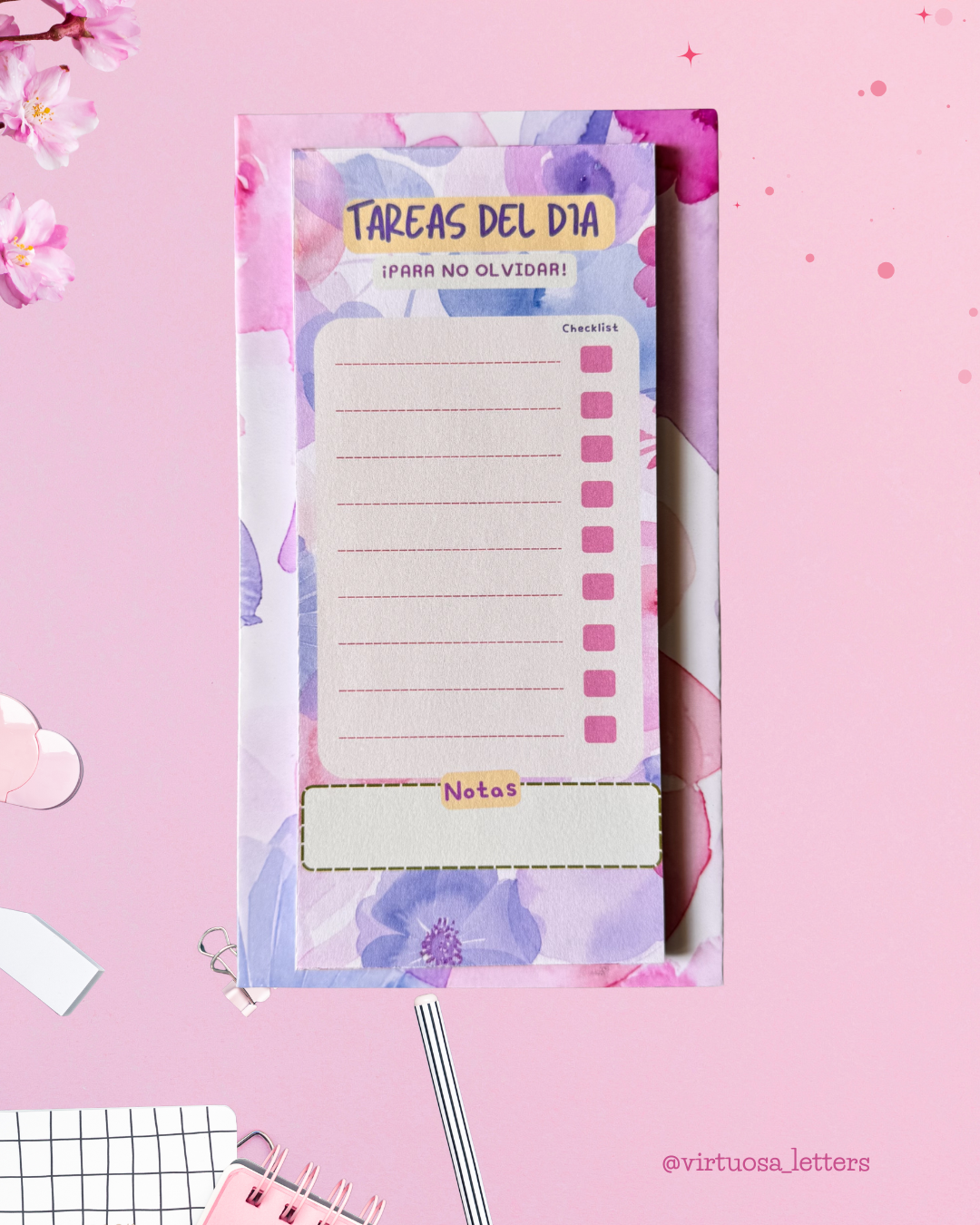 Libreta magnética para nevera