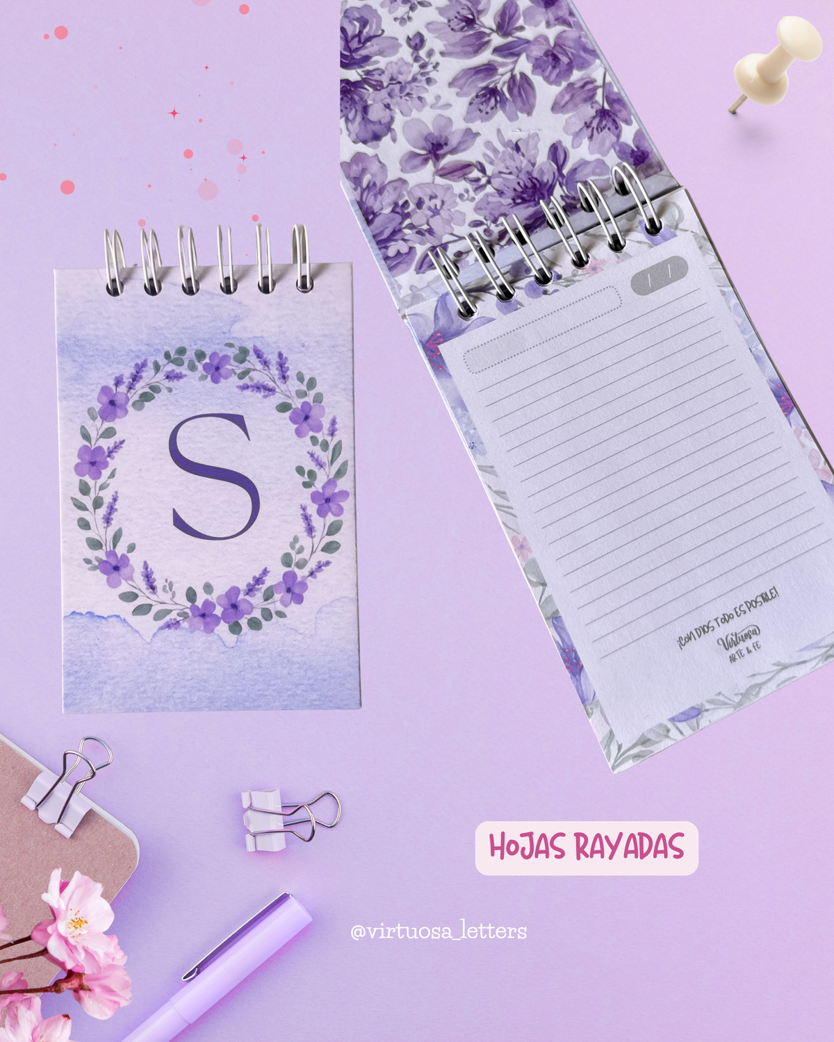 Notebook con Inicial