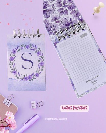Notebook con Inicial
