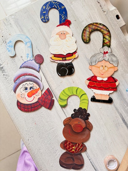 Juego x4 cuelga puertas Navideño