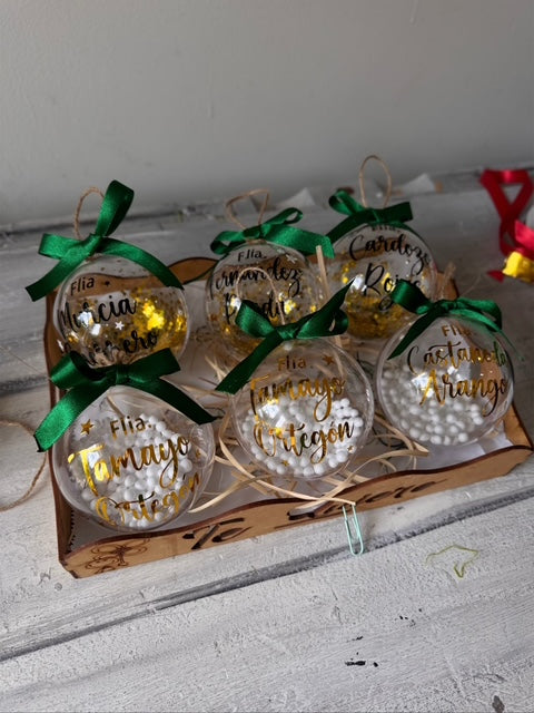 Esferas Navideñas Personalizadas