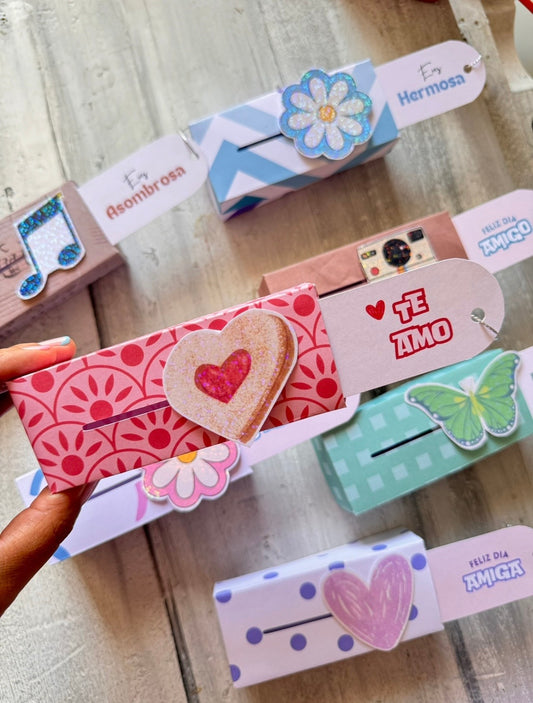 Cajitas Pop Up Mensajes