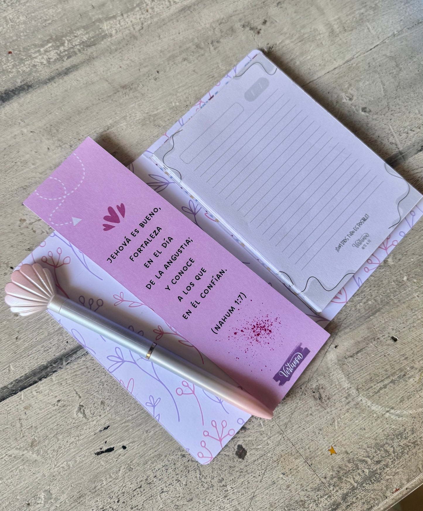 Libreta de notas tipo taco
