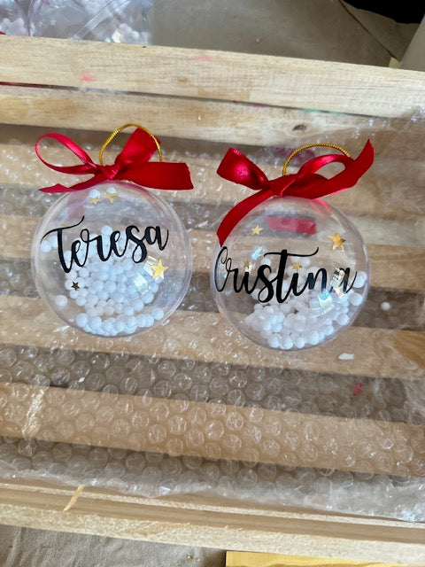 Esferas Navideñas Personalizadas