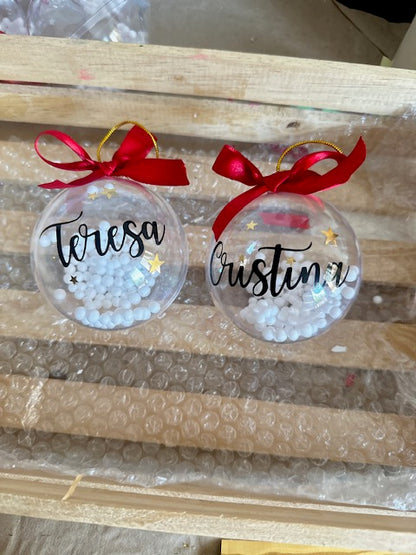 Esferas Navideñas Personalizadas