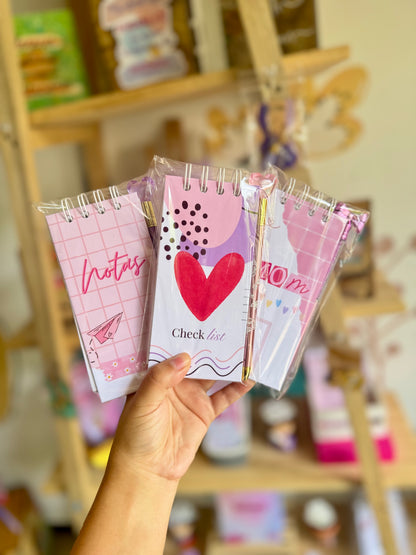 Libreta Check List + Esfero bonito
