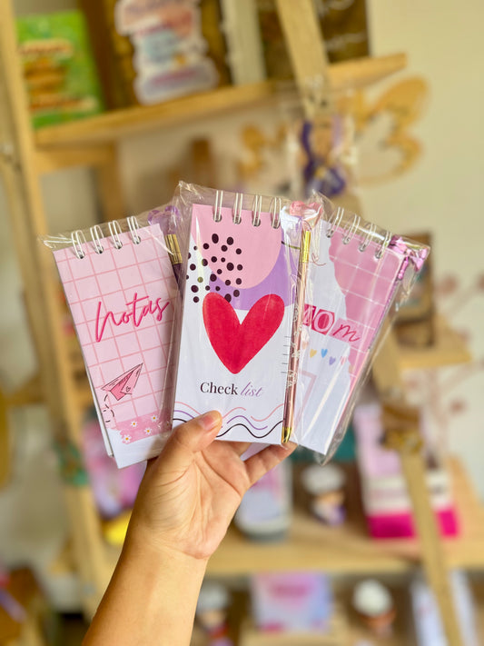 Libreta Check List + Esfero bonito