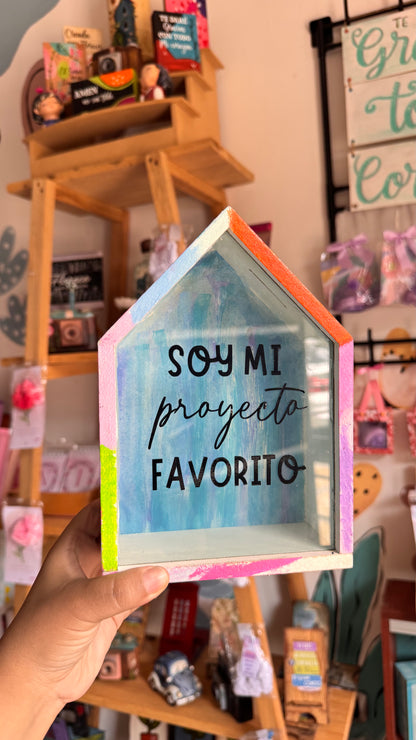 Alcancía Casita Corazones