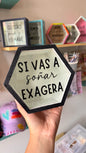 Alcancia rayas y flores